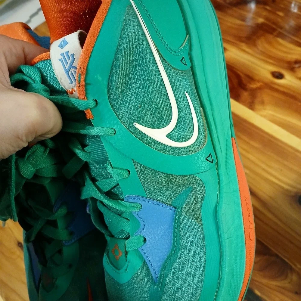 Nike Kyrie 5 Low EYBL Stadium Green / Coconut Milk DX3053-300 Size 9‎ Rare